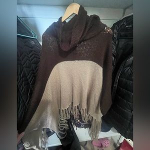 Wooden Ships Poala Buendia Mohair Blend Poncho Sweater